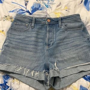 Blue Light Washed Shorts !
